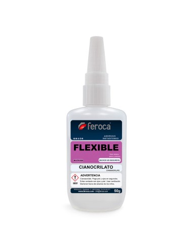 Ciano Flexible 50g - Cianoacrilato Flexible | Feroca