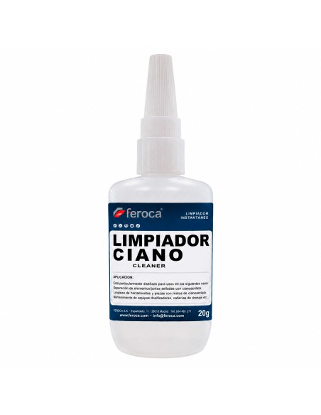 Limpiaciano 20g - Disolvente de Cianoacrilato | Feroca