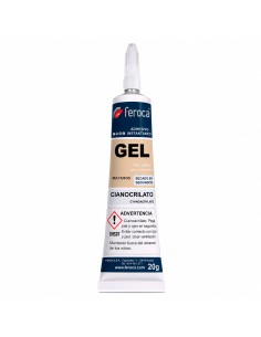 Ciano Gel 20g - Adhesivo Cianoacrilato Gel | Feroca