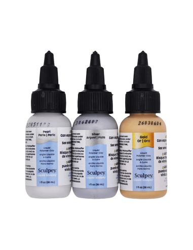 Liquid Sculpey Multi-Pack - Métalliques (3x1oz)