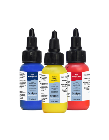 Liquid Sculpey Multi-Pack - Couleurs de Base (3x1oz)