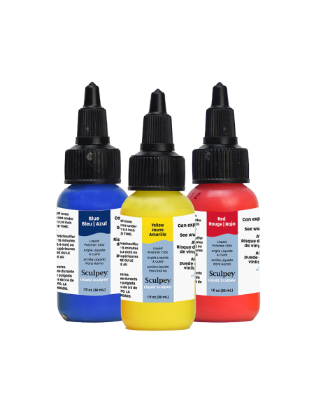 Liquid Sculpey Multi-Pack - Couleurs de Base (3x1oz)