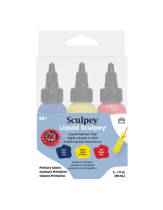 Liquid Sculpey Multi-Pack - Colores Básicos (3x1oz)
