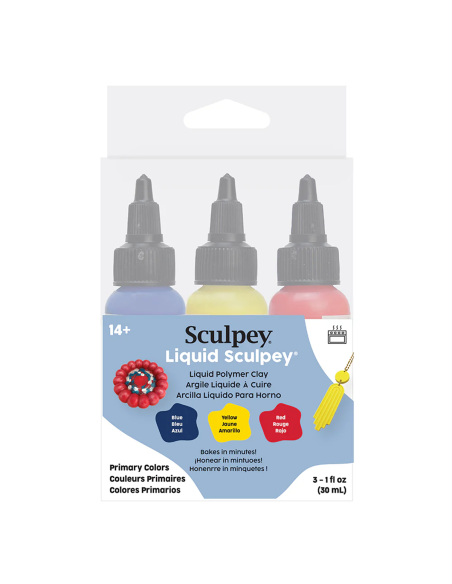 Liquid Sculpey Multi-Pack - Couleurs de Base (3x1oz)