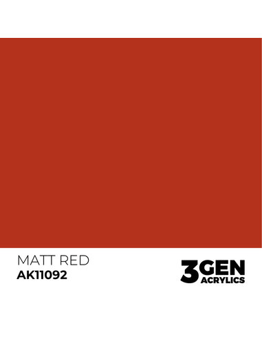 Matt Red 17ml