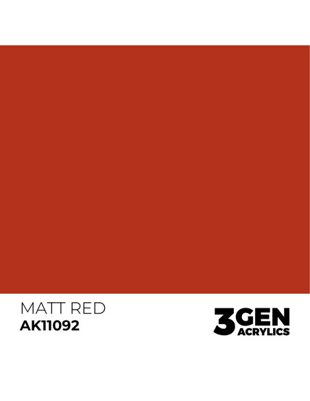 Matt Red 17ml