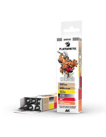 PLAYMARKERS SET - HEROES (6 ref.)