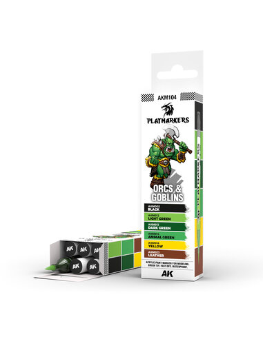 PLAYMARKERS SET - ORCS & GOBLINS (6 ref.)