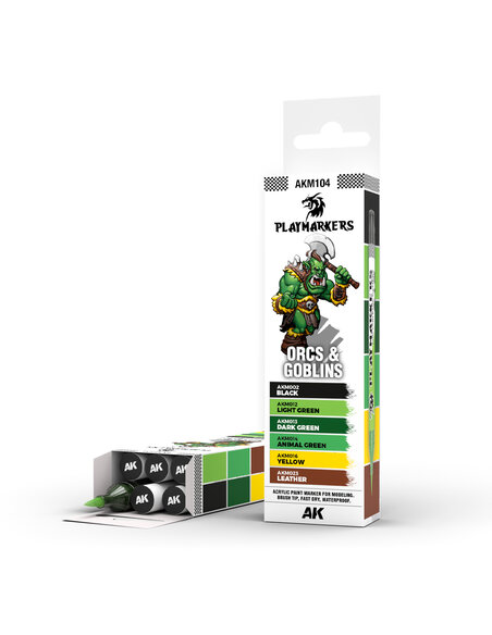 PLAYMARKERS SET - ORCS & GOBLINS (6 ref.)