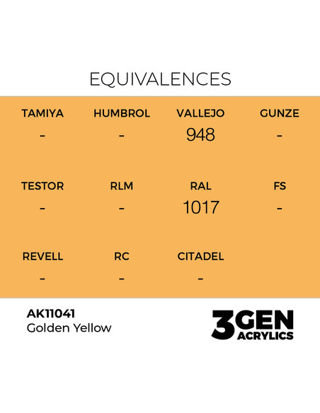 Golden Yellow 17ml