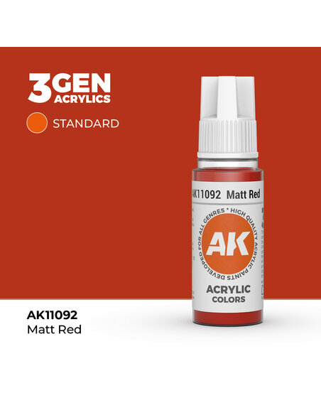 Matt Red 17ml