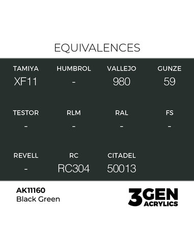 Black Green 17ml