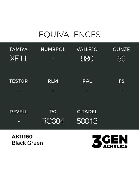 Black Green 17ml