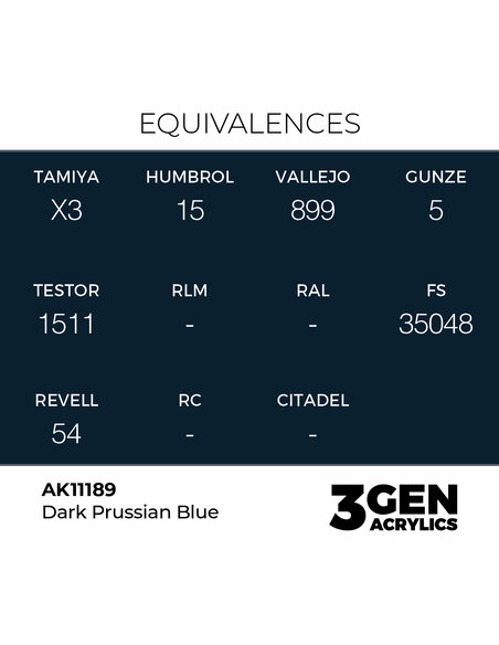 Dark Prussian Blue 17ml