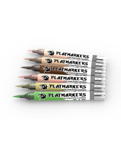 PLAYMARKERS SET - SKIN & FLESH TONES (6 ref.) 2