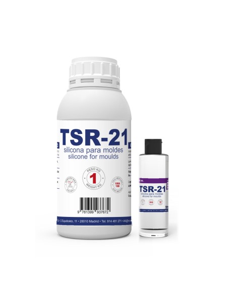 TSR21 tin silicone - 1 kg kit with STANDARD catalyst
