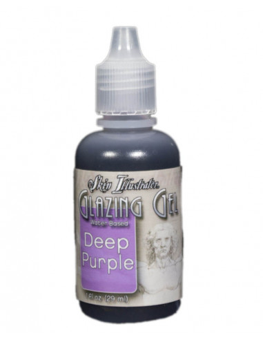 Skin Illustrator Glazing Gels maquillagem SFX hematomas feridas pele 30ml - Deep Purple