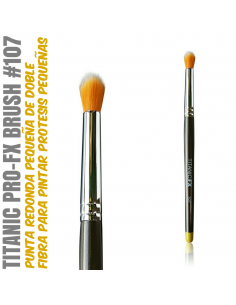 TITANIC PRO-FX BRUSH 107 — Small Round Stipple Brush 2
