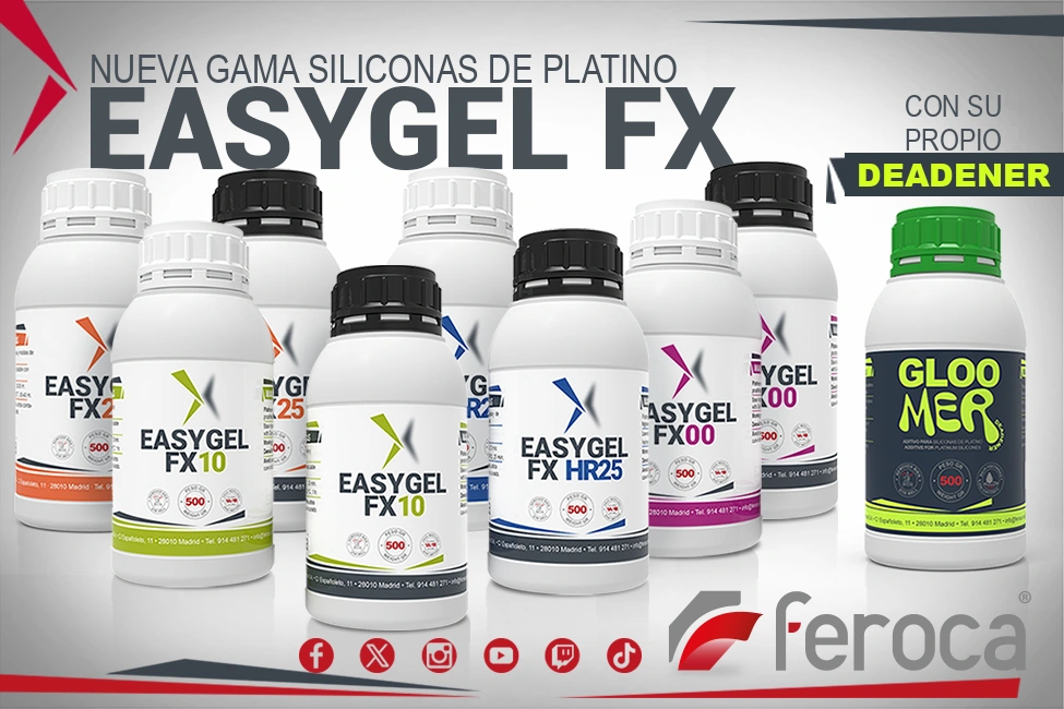 EasyGel FX — Nueva gama de siliconas de platino con Deadener
