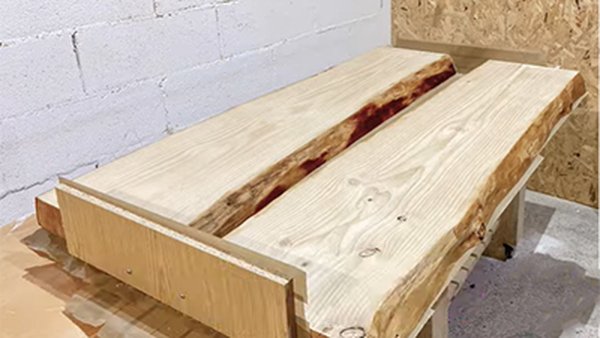 Cómo hacer una mesa de resina epoxi (mesa río) paso a paso